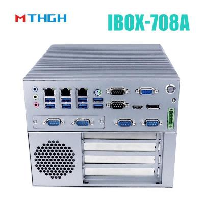 China I3 6100T Mini PC industrial sin ventilador de cuatro núcleos con fuente de alimentación de 12V DC y SSD de 64G en venta