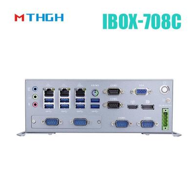 Китай IBOX-708C Промышленный мини-компьютер без вентилятора с 8 ГБ DDR4 Quad Core I7 6700T продается