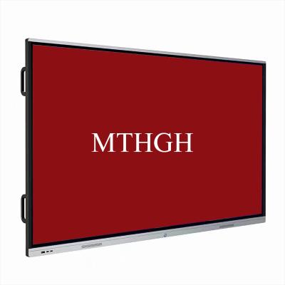 China 75 Inch Interactive Touch Screen 4K Display Brightness ≥350cd/m² Response ≤8ms for sale