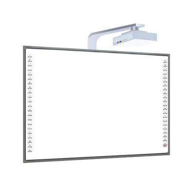 China 83 inch Smart Interactive White Board met infrarood touchtechnologie en zwart schrijven in kleur Te koop