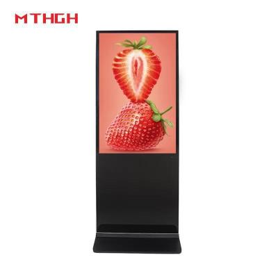 Cina 43 Inch Floor Standing Digital Signage Audio/Headphone Output And Mounting Options For OEM Suppliers in vendita