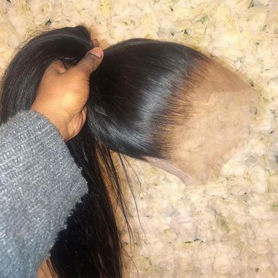 China Wholesale Brazilian Silky Straight Hair Lace Front Wigs, HD Transparent Lace Hair Wigs, Cuticle Aligned Hair Wigs For Black Women for sale