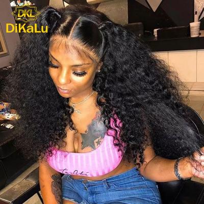 China Silky Straight 360 Brazilian Wave 40 Inch Lace Front Human Hair Wigs, 13x4 Plucked Swiss Curly Curly 360 Human Hair Wigs For Women for sale