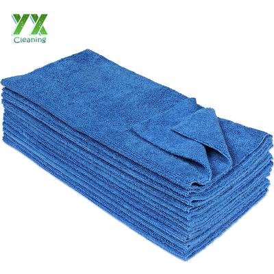 China 12Pack Super Soft Universal Microfiber Towel With Laser Cutting Edage for sale