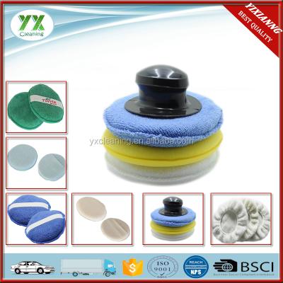 China Super Absorbent Best Selling 3 Packs Wax Applicator Pads With Holder for sale