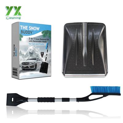 China Carcare Eco-friendly Portable Washing Tool Kit Car Winter Snow Remove Cleaning Kits for sale