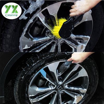 China Hot Selling Eco-friendly Wheel Tire Rim Scrub Brush Car Truck Motorcycle Bicycle Wash Cleaning Tool for sale