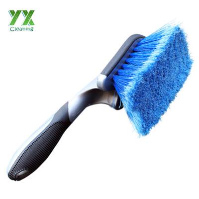 China Multicolor Soft Bristle Car Tire Soft Brush for Washing Trucks for sale