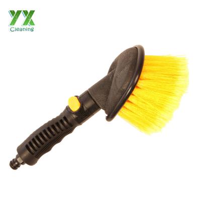 China Best Soft Bristle Factory Wholesale Price Car Traverse Wash Brush With Long Handle for sale