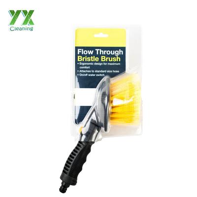 China New Type Soft Bristle Wash Cleaning EVA Car Brush With Long Handle for sale