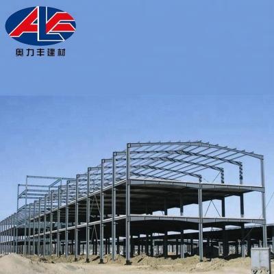 China Modern construction site steel structure warehouse for sale