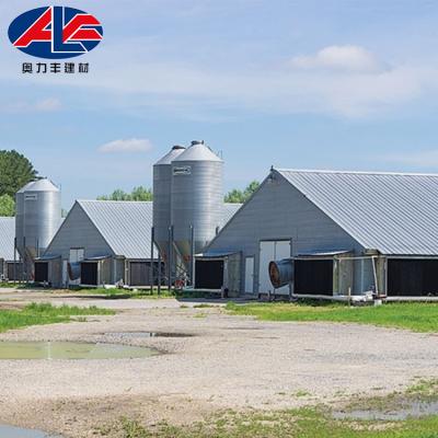 China Poultry House Steel Structure Farm Griller Poultry Shed Construction Steel Chicken House Designs for sale