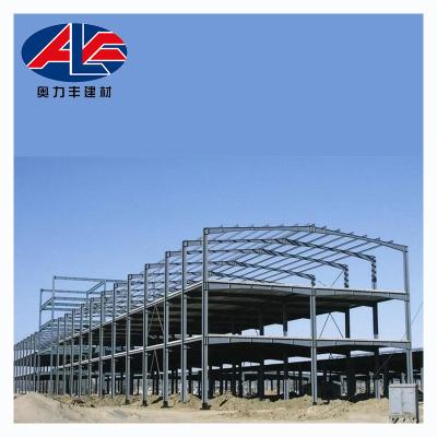 China Asian Metal Prefab Steel Structure Building Warehouse Workshop Plans Shed Steel Structure Ss400 Prefab Shopping Mall for sale