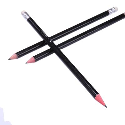 China Students Use Rosewood / HB Red Basswood Wooden Pencil With Eraser for sale