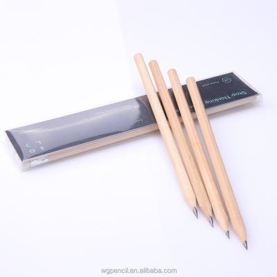 China Students use 7 inch HB high quality natural wood pencil with customized mark for sale