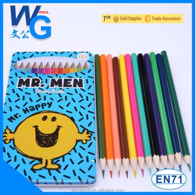 China Students use China best selling 12 color custom pencil with your logo and design for sale