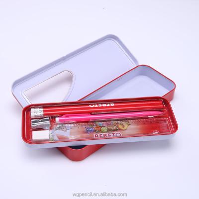 China Students use the pen tray set with ruler and pencil sharpener for sale