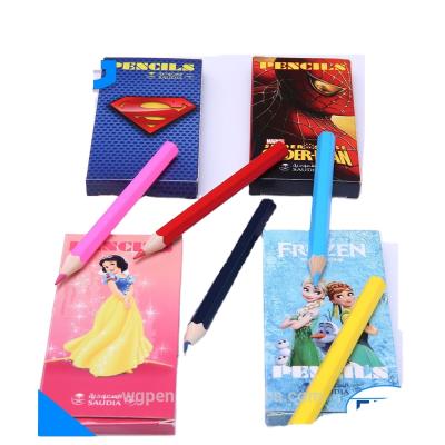 China Students use BSCI certificated school children color pencil set packing in cellular wooden box for sale