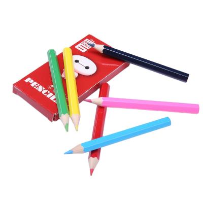 China Students use 10MM diameter short color pencil for sale