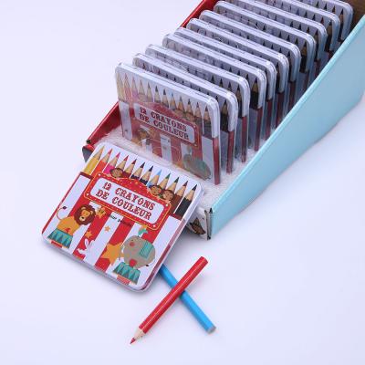 China Students use 2017 new product color short pencil in box with good price for sale