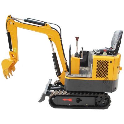 China Farms Walk Behind Mini Excavator 1 Ton Crawler Track Digger With CE EPA Euro V-Motor for sale