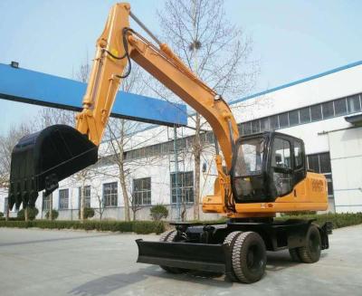 China Cultivate wheeled hydraulic 15ton excavator with bucket 0.65cbm digger for sale for sale