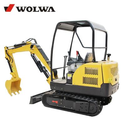 China Cultivate China mini excavator 2 ton crawler digger for sale for sale