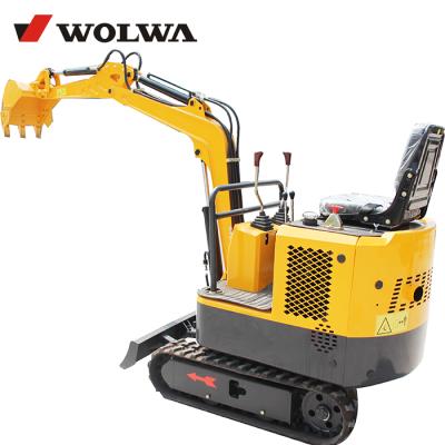 China Cultivates Rubber Tracked 1ton Hydraulic Crawler Mini Digger Excavator For Sale for sale