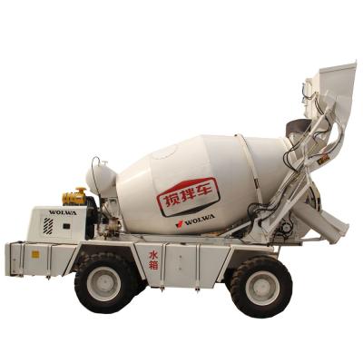 China Construction Site China Wolwa Concrete Mixer Truck 4m3 Mixing Capacity for sale