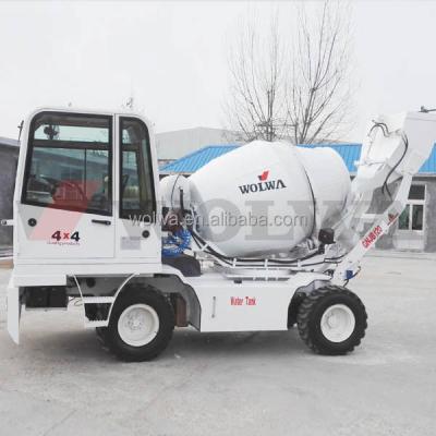 China Farms Automatic Concrete Mixer Truck With 1CBM Capacity GNJB100 for sale