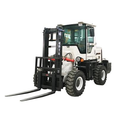 China Farms Off Road Diesel Forklift Truck 2.5 Ton Lifting Height 3m Or 4m for sale