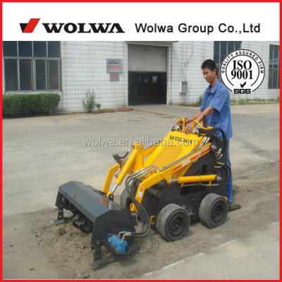 China China articulated WOLWA GN380 mini skid steer wheel loader for sale GN380 for sale