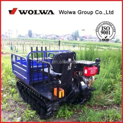 China QNW-118 , 1ton Load 1ton Mini Diesel Engine Rubber Tracked Carrier 1 - 10t for sale