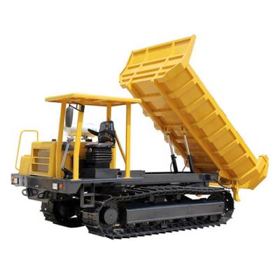 China 600kg Loading Capacity Gasoline Crawler Truck , Mini Tracked Carrier Truck 0.6ton for sale