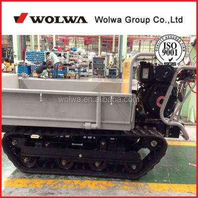 China 500kg Loading Weight Gasoline Crawler Truck , Mini Tracked Carrier Truck 0.5ton for sale