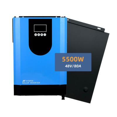 China Home JC Solar Power System Home JC Hybrid On-Off Grid Mppt Inverter 5kw 6kw 10kw Low Frequency Hybrid Inverter for sale