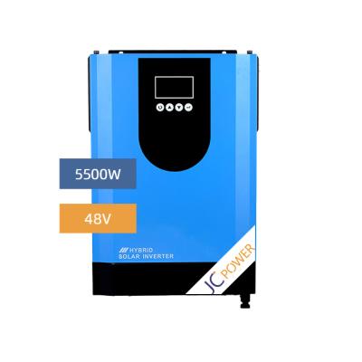 China Home Solar Power System Manufacturer 5kw On Grid Hybrid Solar Inverter For Solar Power System for sale