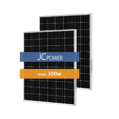 China High Quality Selling EU Solar Power System Stock Black 300w Solar Panel For Home And Commercial System for sale