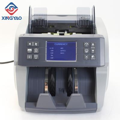 China 6-8 Kinds Set 2 Counter Intelligent CIS Multi Currency Value Money Detector XD-770 Bill Counter With Image Sensor for sale