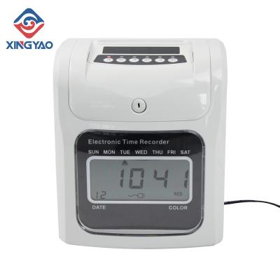 China Hot Selling CE and FCC Certified W-970 Recorder W-970 Available Digital Attendance Time Clock OEM Punch Card Time Recorder Machine for sale