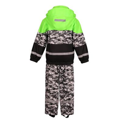 China Eco - Friendly High Quality Waterproof Childrens Camouflage Printing Portable Raincoat for sale