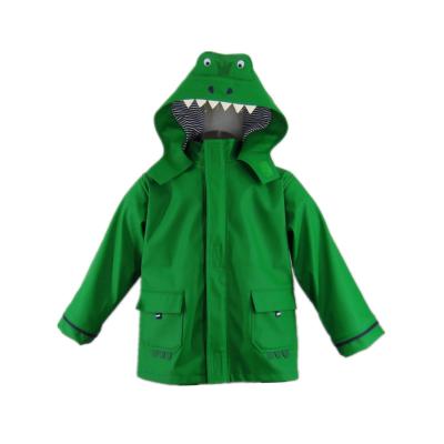 China Factory Price Raincoat PU Kids Raincoat With Waterproof And Windproof for sale