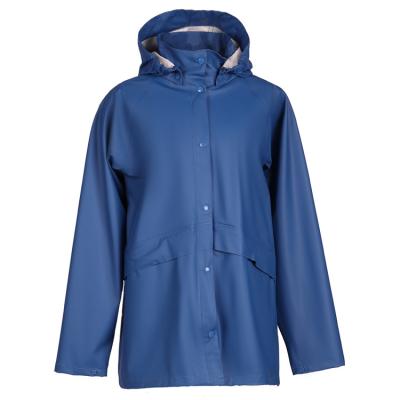 China Eco-friendly Waterproof Light Raincoat Rain Hooded Outdoor Hiking Unisex Jacket for sale