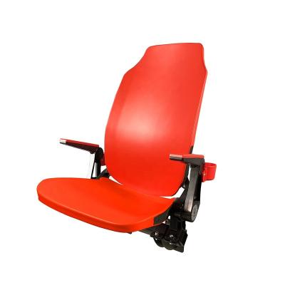 China Wholesale Quality High Back Rocking Stadium Gas Assisted Injection PP Plastic Stadium Seats With Armrest And Back Cupholder for sale