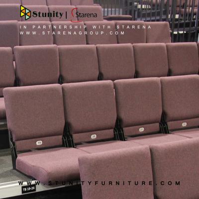 China Stunity Telescopic/Retractable Church Retractable Theater Seating Telescopic Grandstand Retractable Seating System for sale