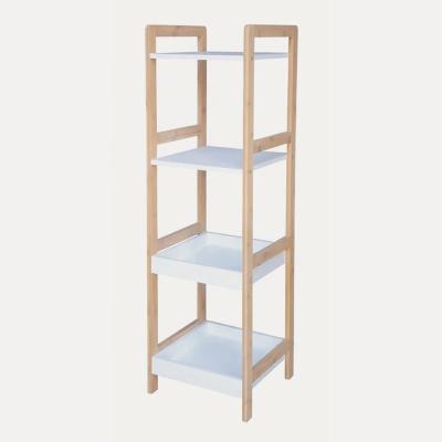 China Real Advantage Simple Cheap Multi Layer Large Space Small Wooden Wall Display Shelf for sale