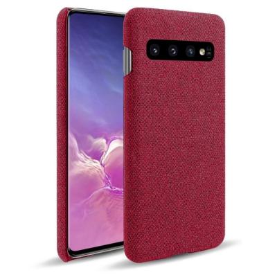 China Anti-fall PC+Leather Cell Phone Case For Samsung Galaxy S10 for sale