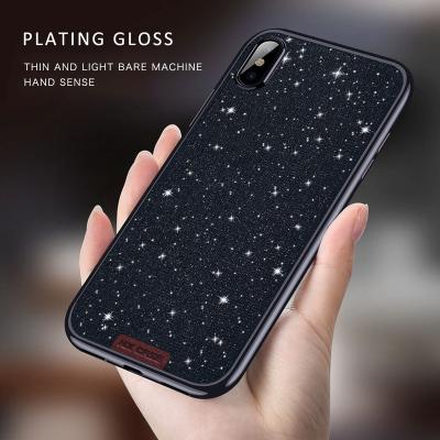 China High Quality Cell Phone Glitter Shiny Case For Girl Glitter Protective Case For iPhone 11 X Brightly Color And Shinning Cover for sale