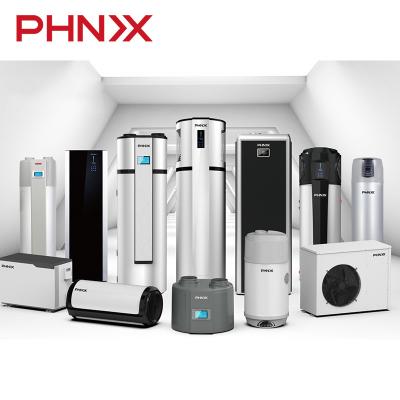 China PHNIX Brand Wifi R134a Air Source Domestic Hot Water All In One Heat Pump Water Heater for sale