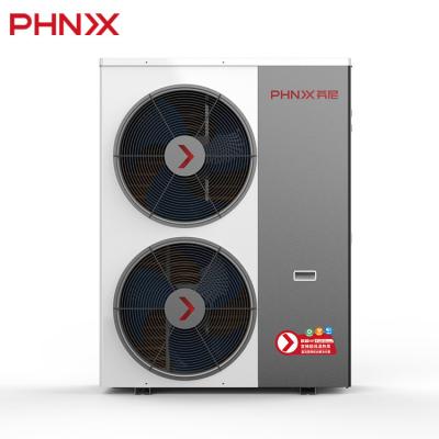 China Hotel PHNIX R410A Inverter EVI Bomba De Calor Aireagua Heatpump Hot Water Heat Pump Production Line for sale